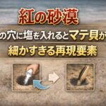 【紅の砂漠】砂浜の穴に塩を入れるとマテ貝が出る 細かすぎる再現要素 a9b443da-5c98-4ca7-b18e-bb5b3c9c1435